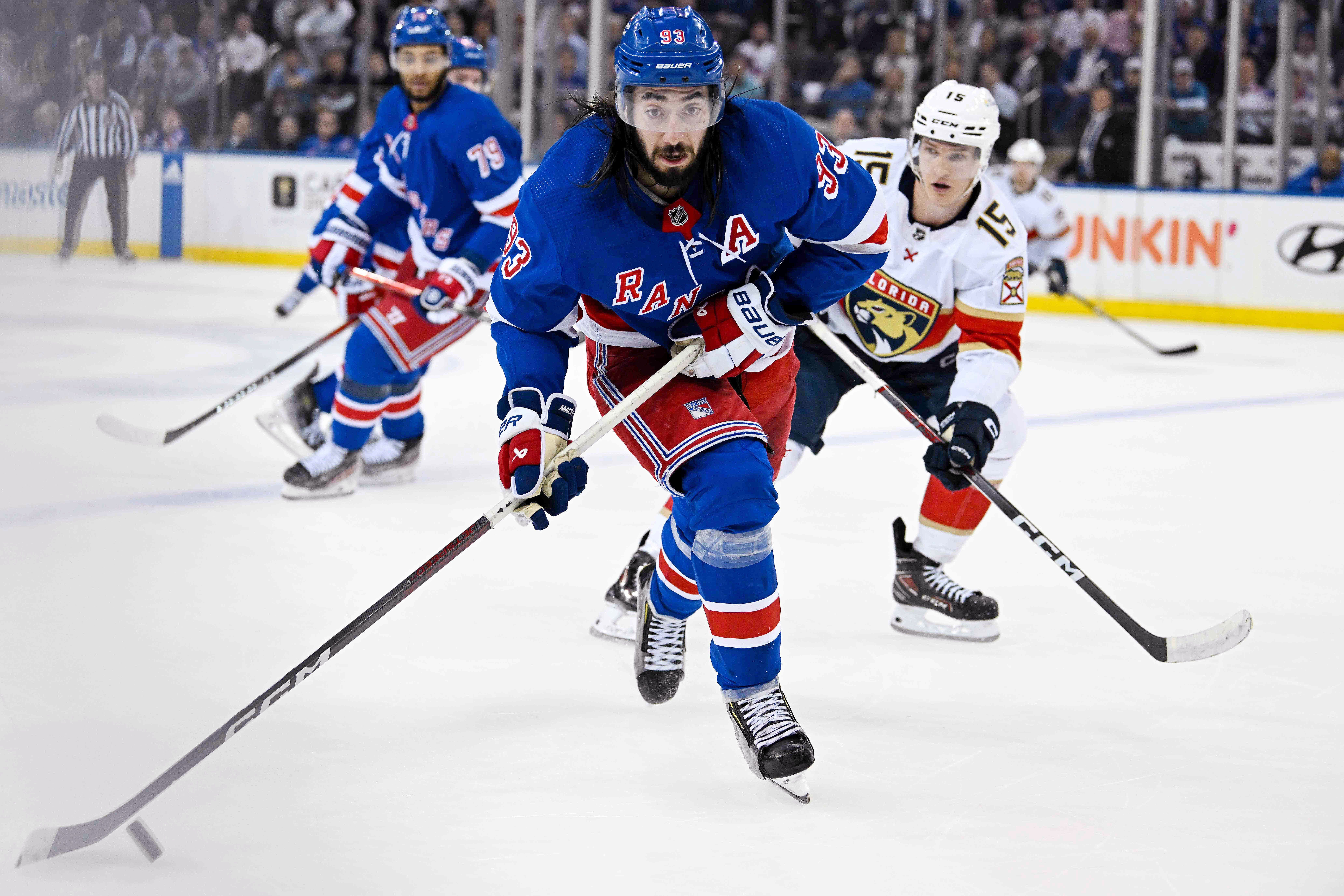 NHL: Stanley Cup Playoffs-Florida Panthers at New York Rangers