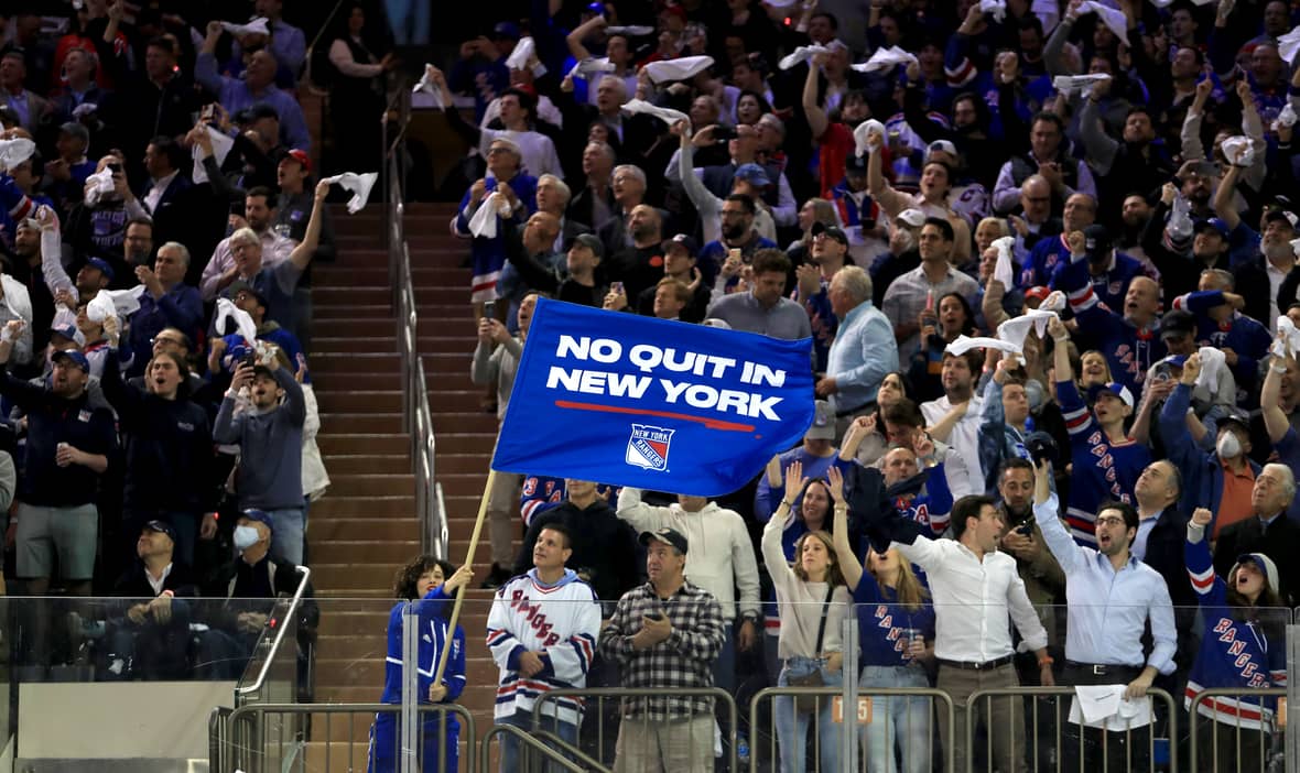 NHL: Stanley Cup Playoffs-Carolina Hurricanes at New York Rangers
