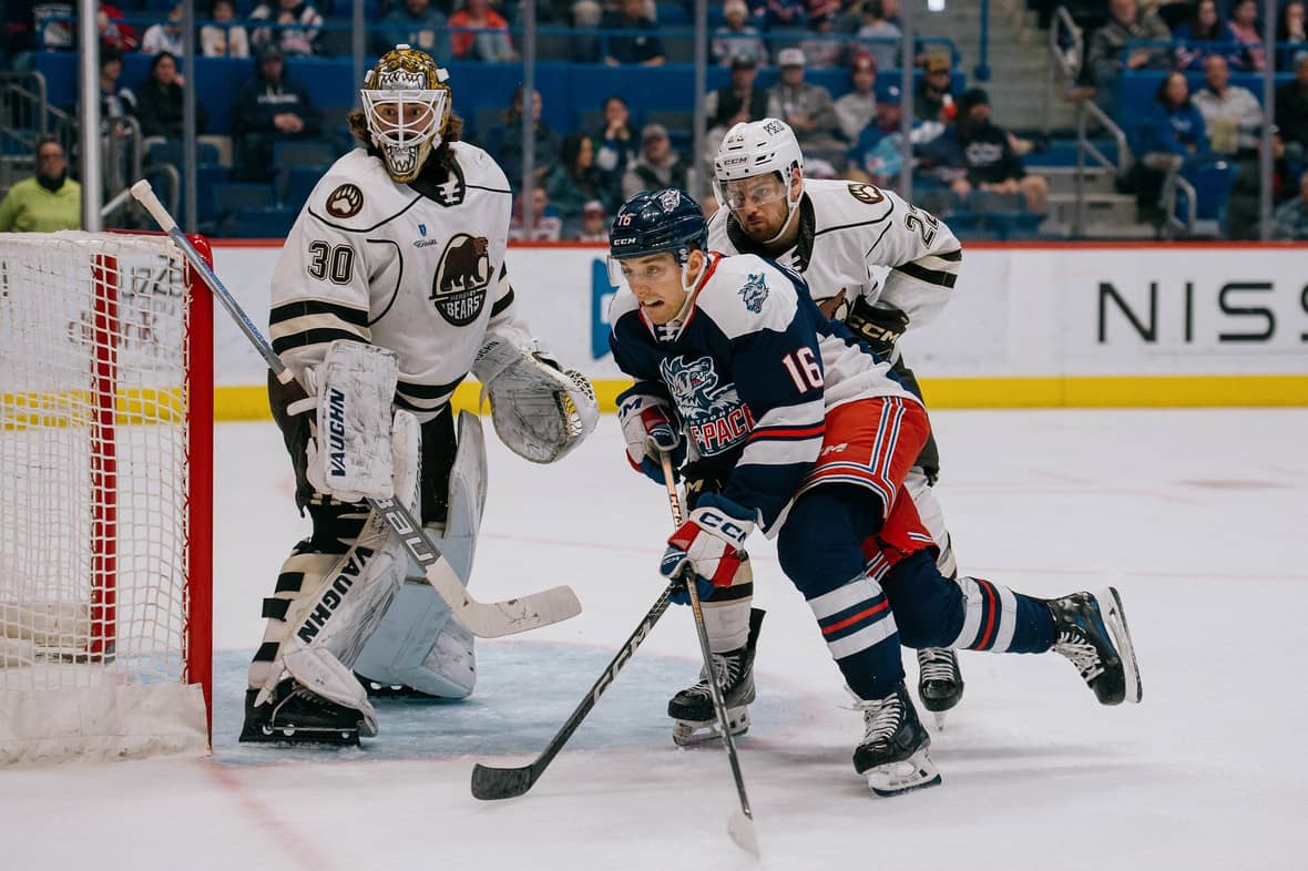 Wolf Pack pushed to brink, down 2-0 in playoff series against Hershey