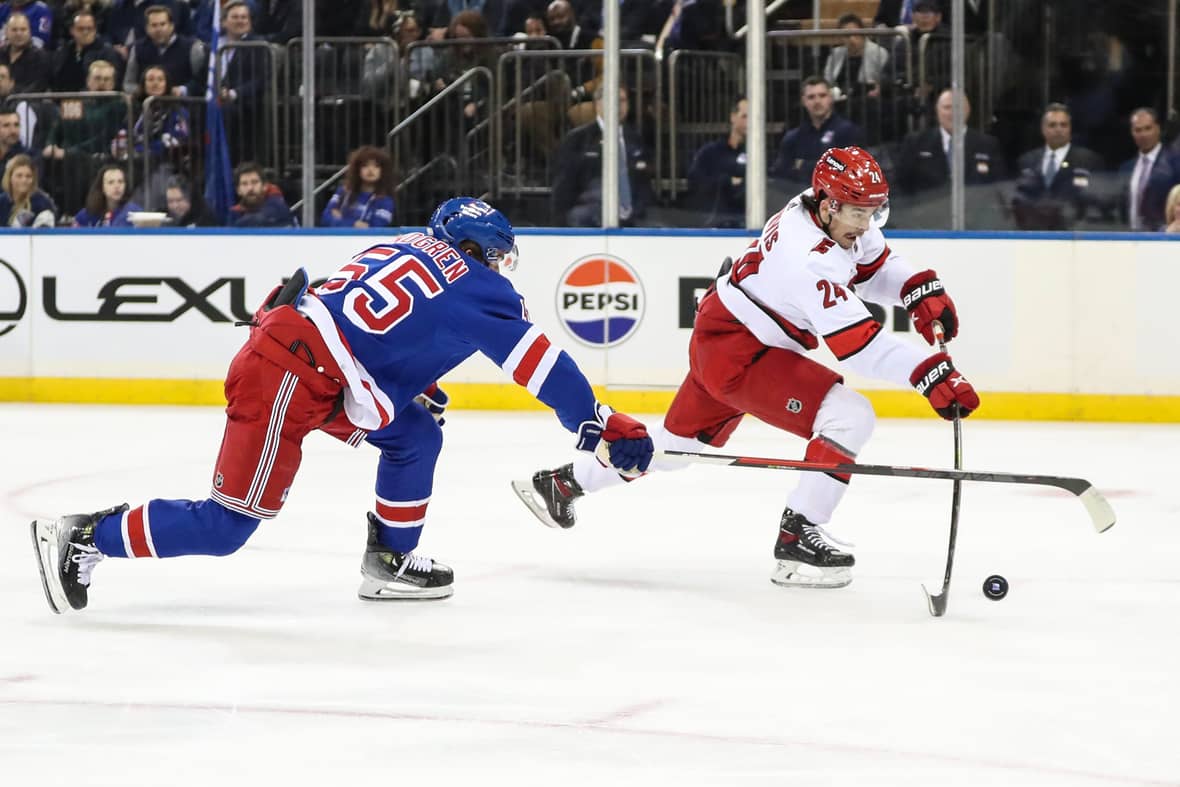 Rangers coach not saying if lineup changes in store against Hurricanes in 2nd round