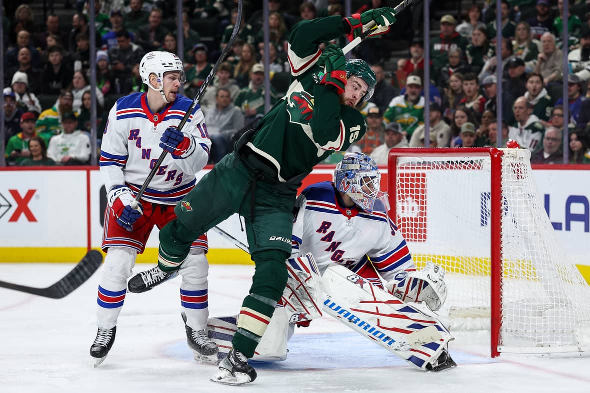 NHL: New York Rangers at Minnesota Wild