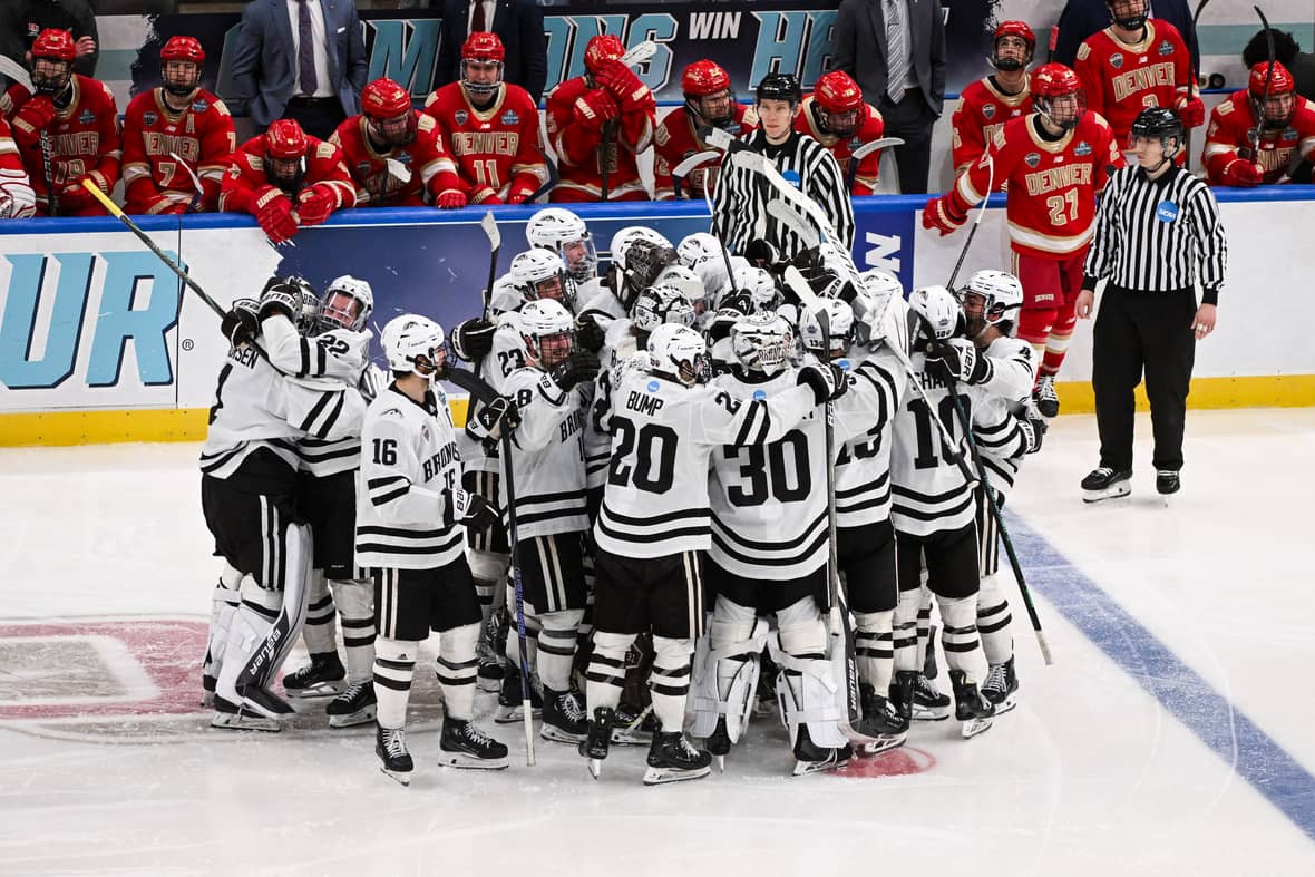 NCAA Hockey: Frozen Four-Semifinals-Game One-Western Michigan vs Denver