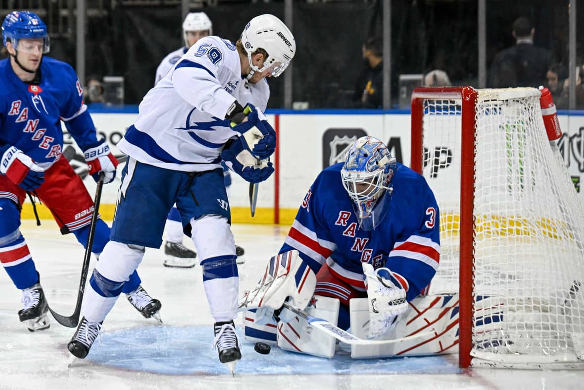 NHL: Tampa Bay Lightning at New York Rangers