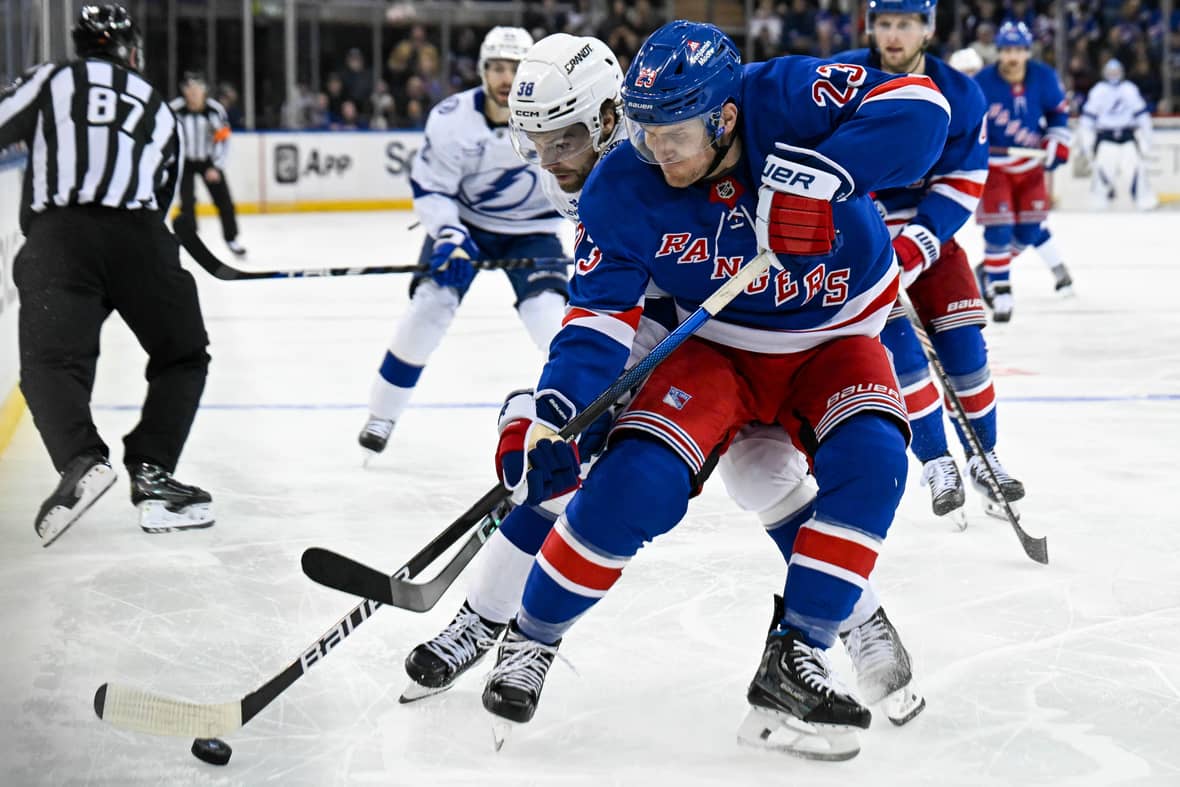 NHL: Tampa Bay Lightning at New York Rangers
