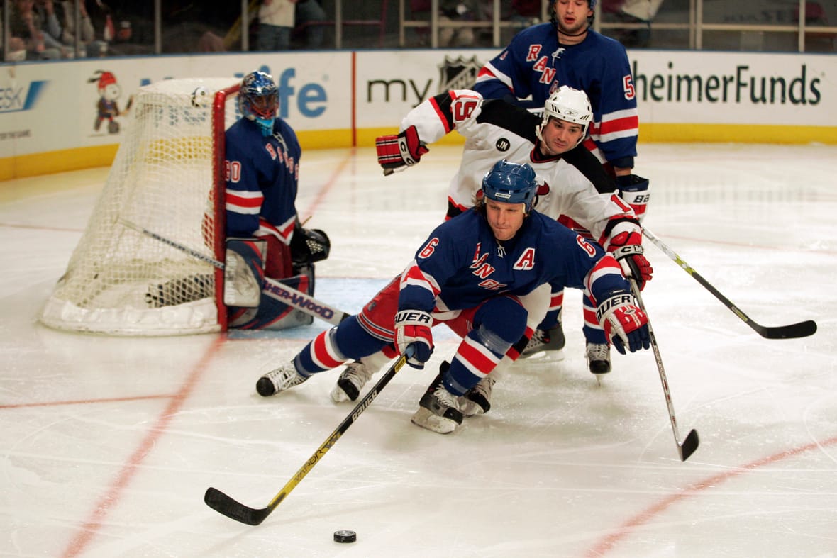NHL: New Jersey Devils at New York Rangers