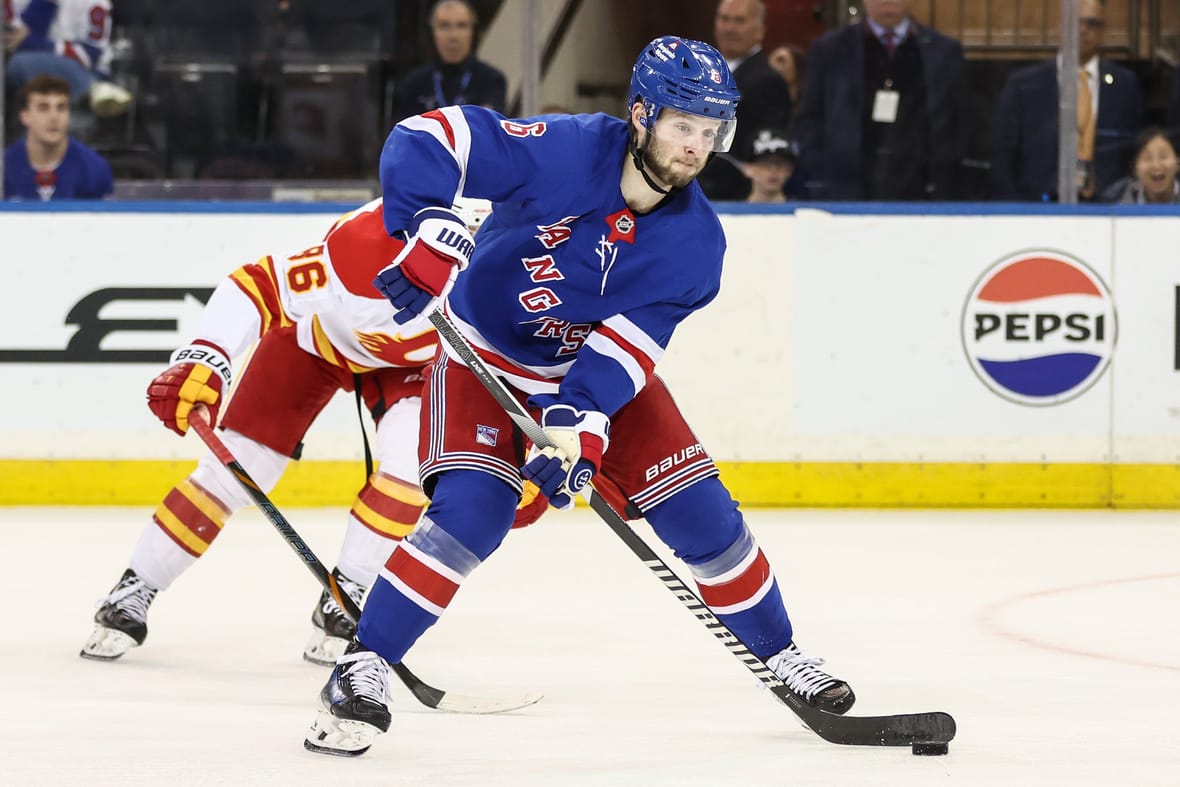 NHL: Calgary Flames at New York Rangers