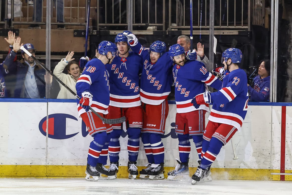 NHL: Calgary Flames at New York Rangers