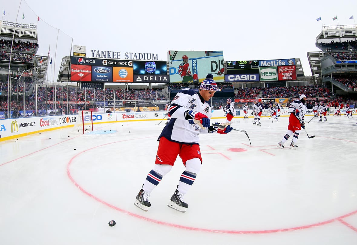 NHL: Stadium Series-New York Rangers at New Jersey Devils