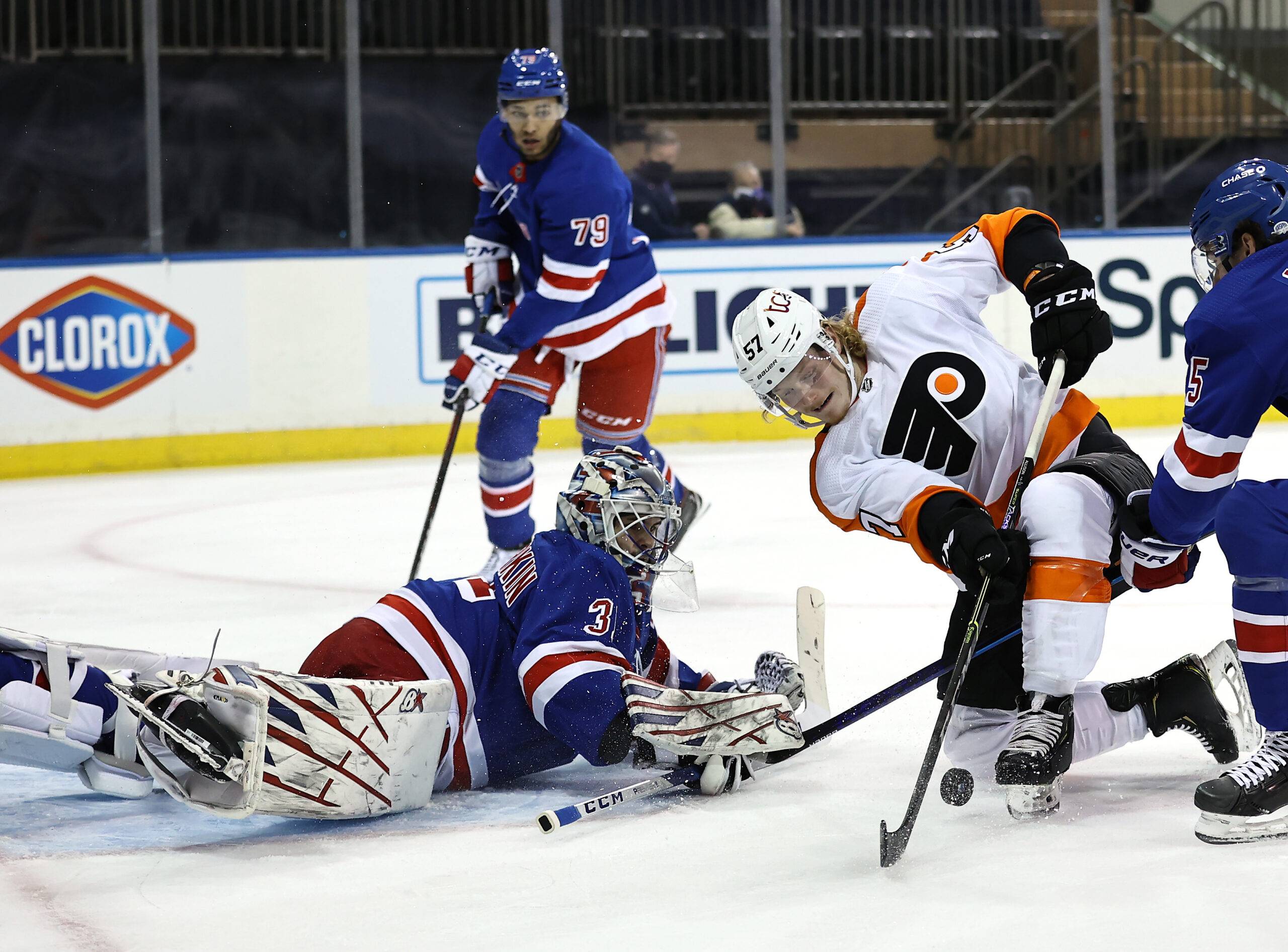 New York Rangers vs Flyers