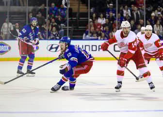 New York Rangers look to rebound against surprising Red Wings