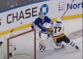 TNT announcer says Igor Shesterkin at fault for Jeff Carter running him