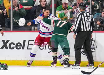 Ryan Reaves reminds NHL teams not to mess around with the Rangers