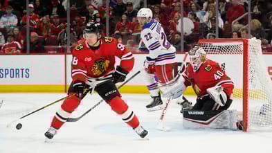 NHL: New York Rangers at Chicago Blackhawks