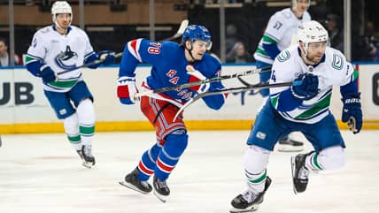 Brennan Othmann skates in top-6 at Rangers practice, Stanley Cup winner joins mix