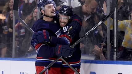Why Sam Carrick’s family was shocked when Rangers center scored in overtime: ‘We were surprised to see him out there’