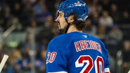 Chris Kreider reveals hand injury, discusses Rangers future at break-up day: ‘This is home’
