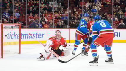 NHL: New York Rangers at Chicago Blackhawks