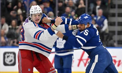 NHL: New York Rangers at Toronto Maple Leafs