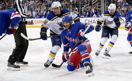 NHL: St. Louis Blues at New York Rangers