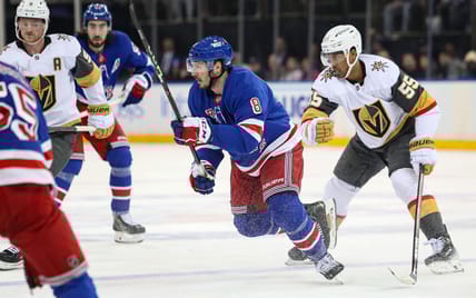NHL: Vegas Golden Knights at New York Rangers