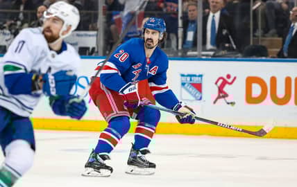NHL: Vancouver Canucks at New York Rangers