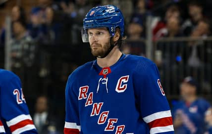 NHL: Stanley Cup Playoffs-New Jersey Devils at New York Rangers