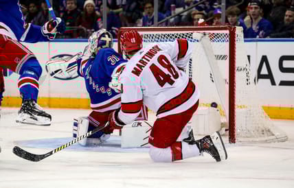 NHL: Carolina Hurricanes at New York Rangers