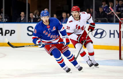 Storm brewing as Rangers take on Hurricanes in Game 1 of Round 2