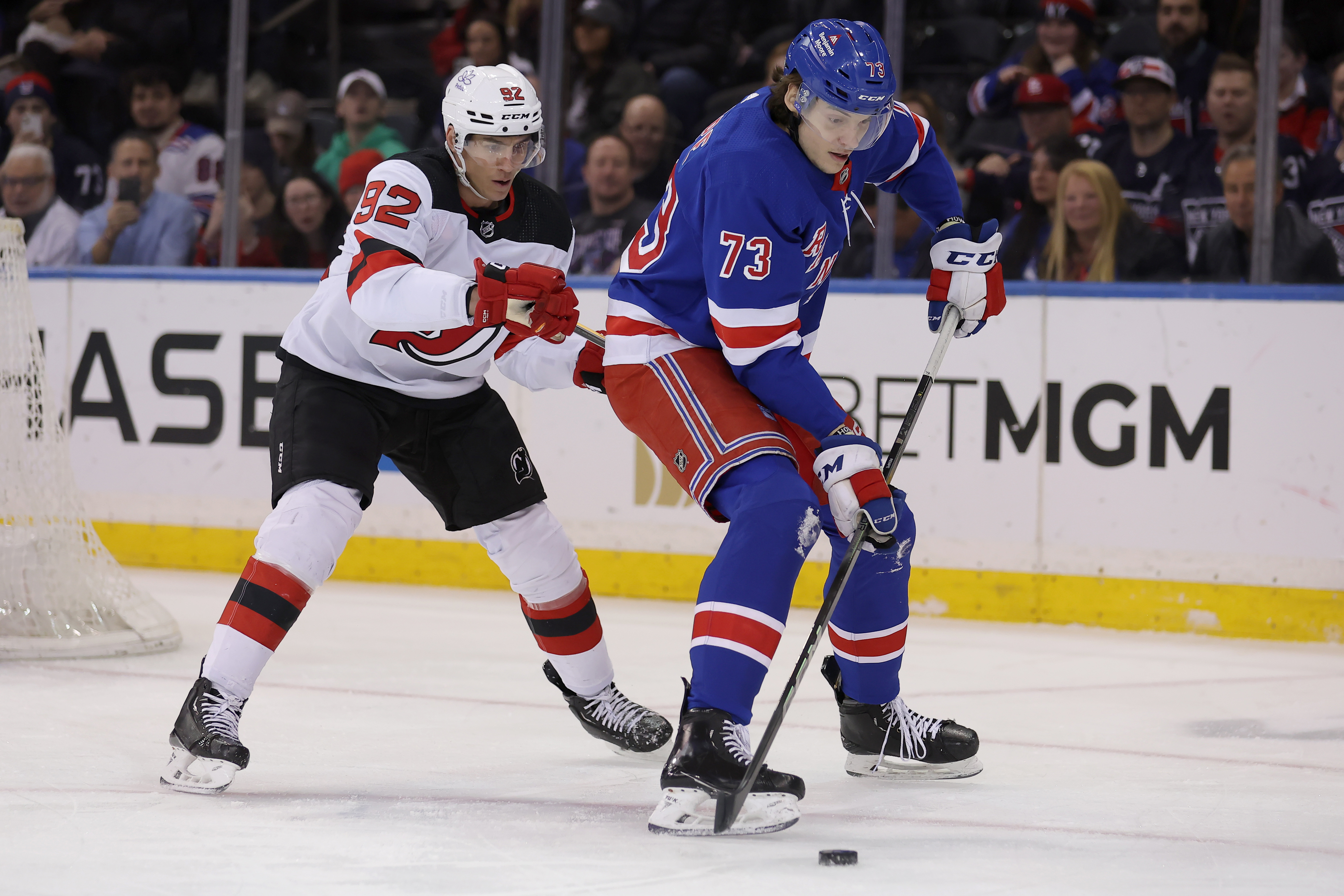 NHL: New Jersey Devils at New York Rangers