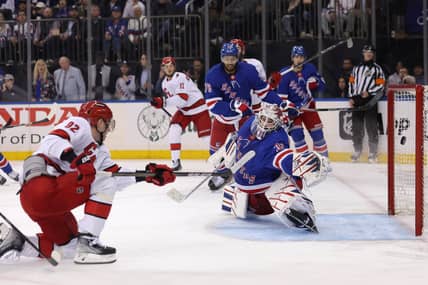 Rangers fail to close out Hurricanes again in 4-1 Game 5 defeat