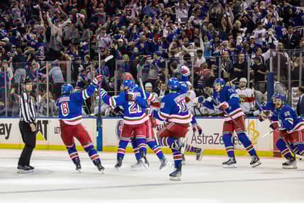 NHL: Stanley Cup Playoffs-Florida Panthers at New York Rangers