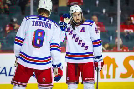 NHL: New York Rangers at Calgary Flames