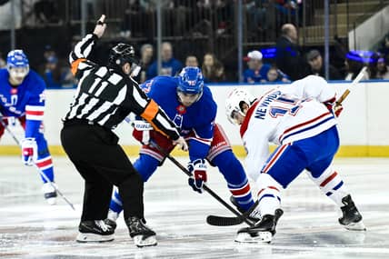 NHL: Montreal Canadiens at New York Rangers