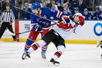 NHL: New Jersey Devils at New York Rangers