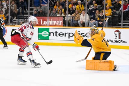 NHL: New York Rangers at Nashville Predators