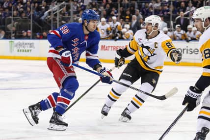 NHL: Pittsburgh Penguins at New York Rangers