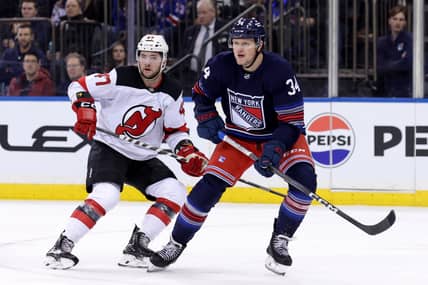 NHL: New Jersey Devils at New York Rangers
