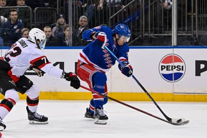 NHL: Ottawa Senators at New York Rangers
