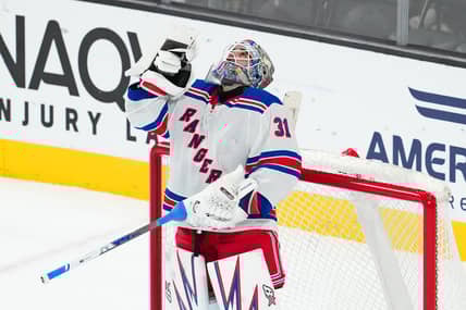 NHL: New York Rangers at Vegas Golden Knights