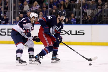 NHL: Columbus Blue Jackets at New York Rangers