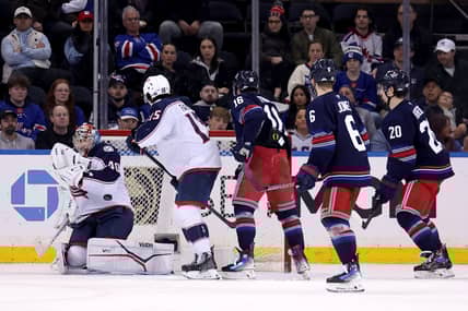 NHL: Columbus Blue Jackets at New York Rangers