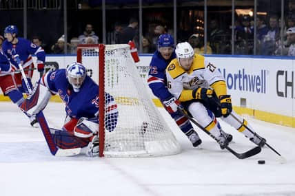 NHL: Nashville Predators at New York Rangers