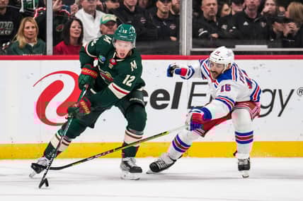 NHL: New York Rangers at Minnesota Wild