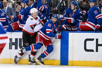 NHL: Ottawa Senators at New York Rangers