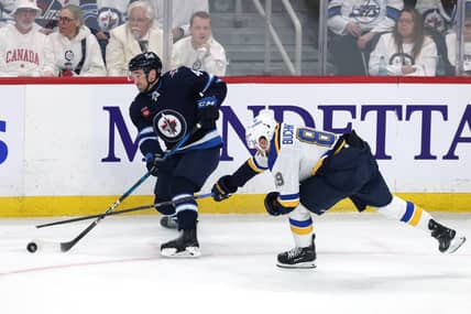 NHL: Stanley Cup Playoffs-St. Louis Blues at Winnipeg Jets
