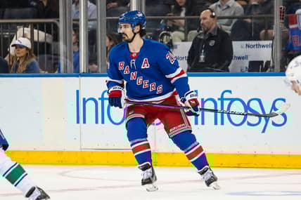 NHL: Vancouver Canucks at New York Rangers