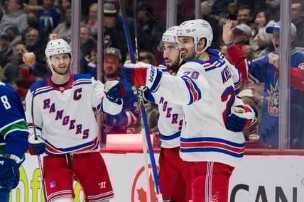 NHL: New York Rangers at Vancouver Canucks