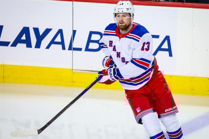 NHL: New York Rangers at Calgary Flames