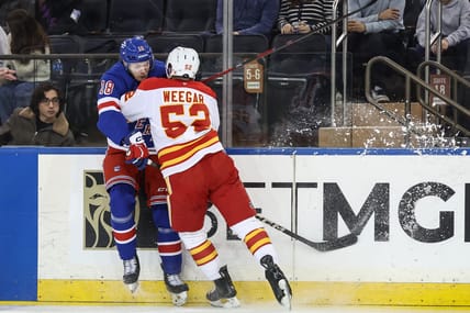 NHL: Calgary Flames at New York Rangers