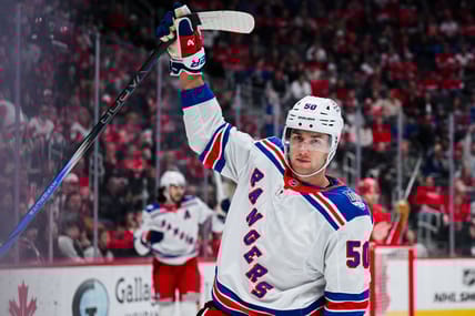 NHL: New York Rangers at Detroit Red Wings
